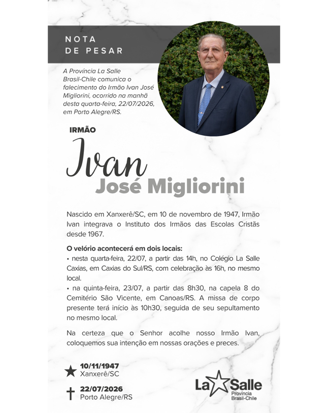 falecimento irmão Ivan